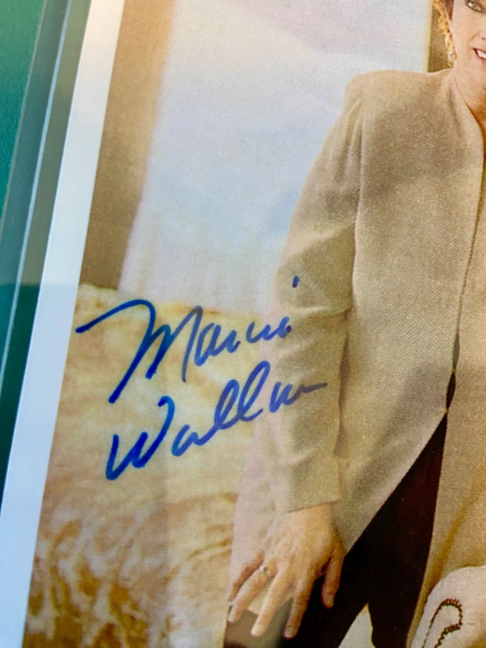 Krabappel simpsons marcia wallace autographed coa - Picture 3 of 7